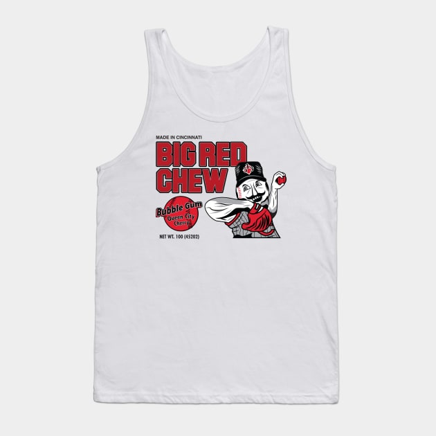 Big Red Chew Bubblegum Tank Top by DeepDiveThreads